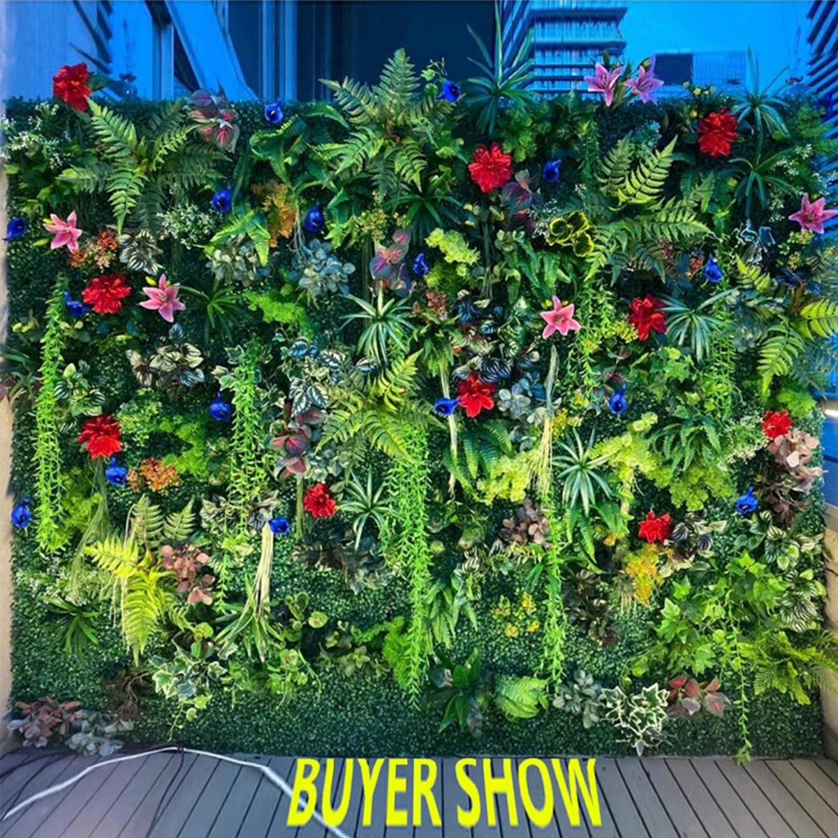 Artificial Plant Wall Reusable - Flower Wall Panel reseña y precio