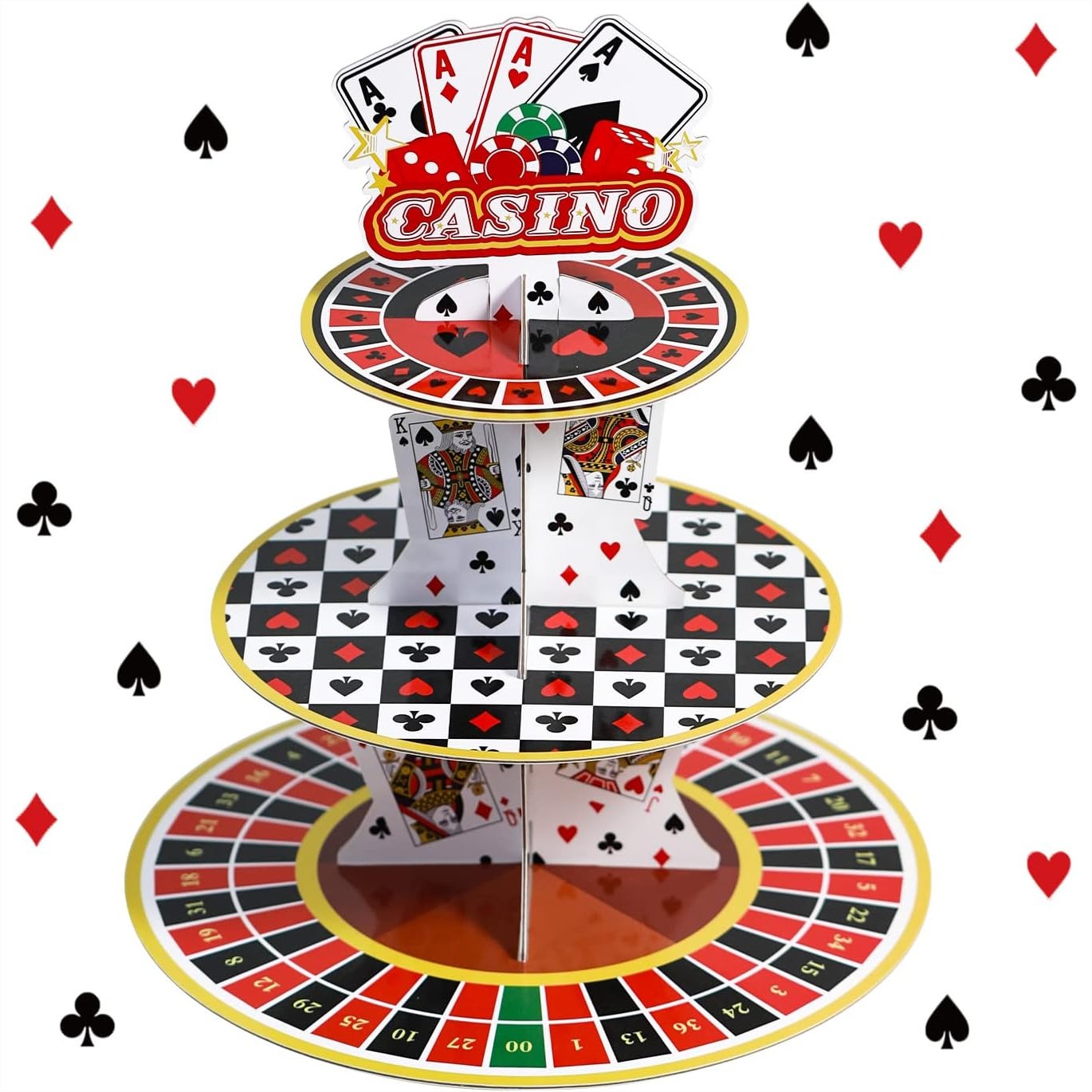 Casino Cupcake Stand 3 Tier fo - Cupcake Stand Tier reseña y precio