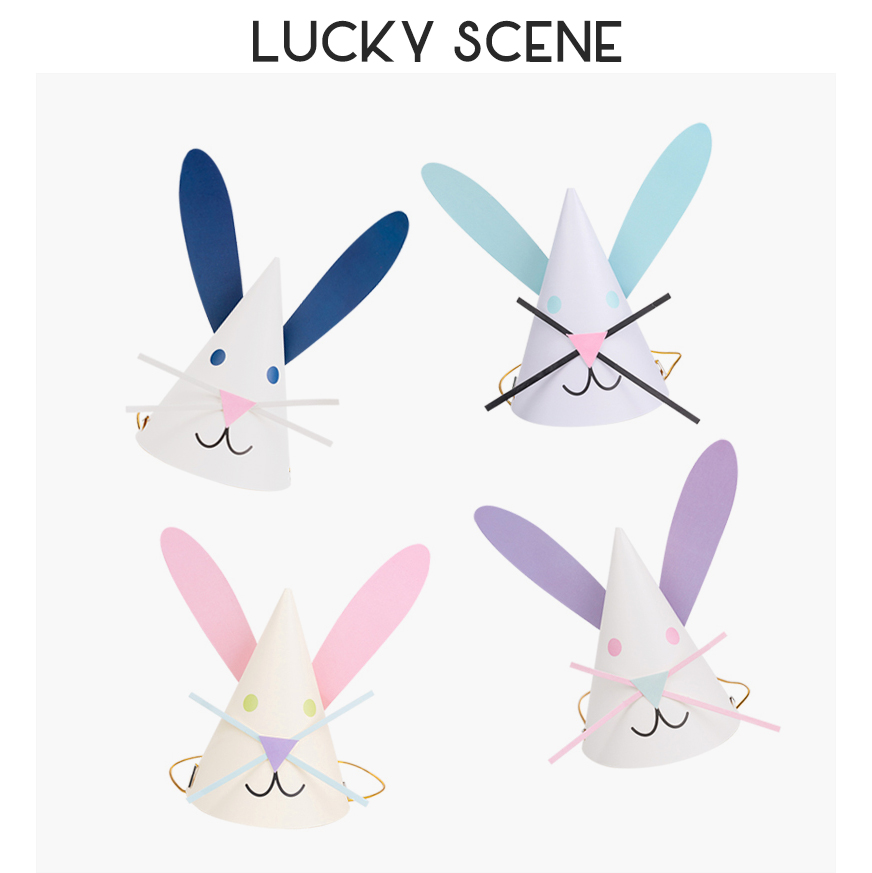 Bunny Ears Birthday Hat Cute B - Party Hat Cone reseña y precio