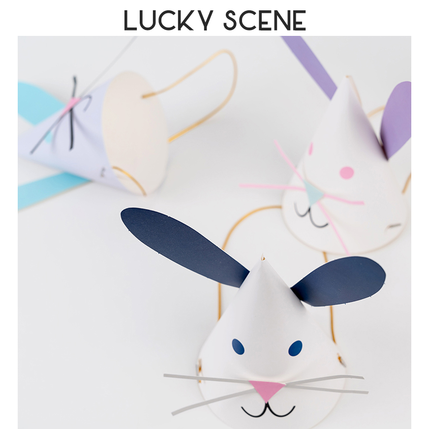 Bunny Ears Birthday Hat Cute B - Party Hat Cone reseña y precio