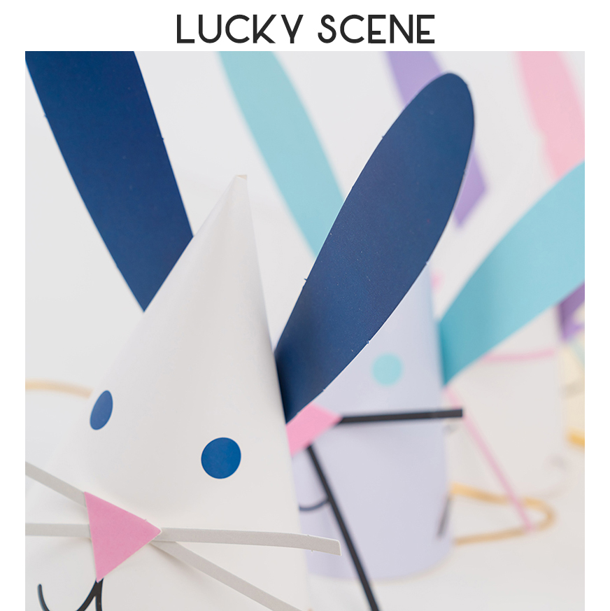 Bunny Ears Birthday Hat Cute B - Party Hat Cone reseña y precio