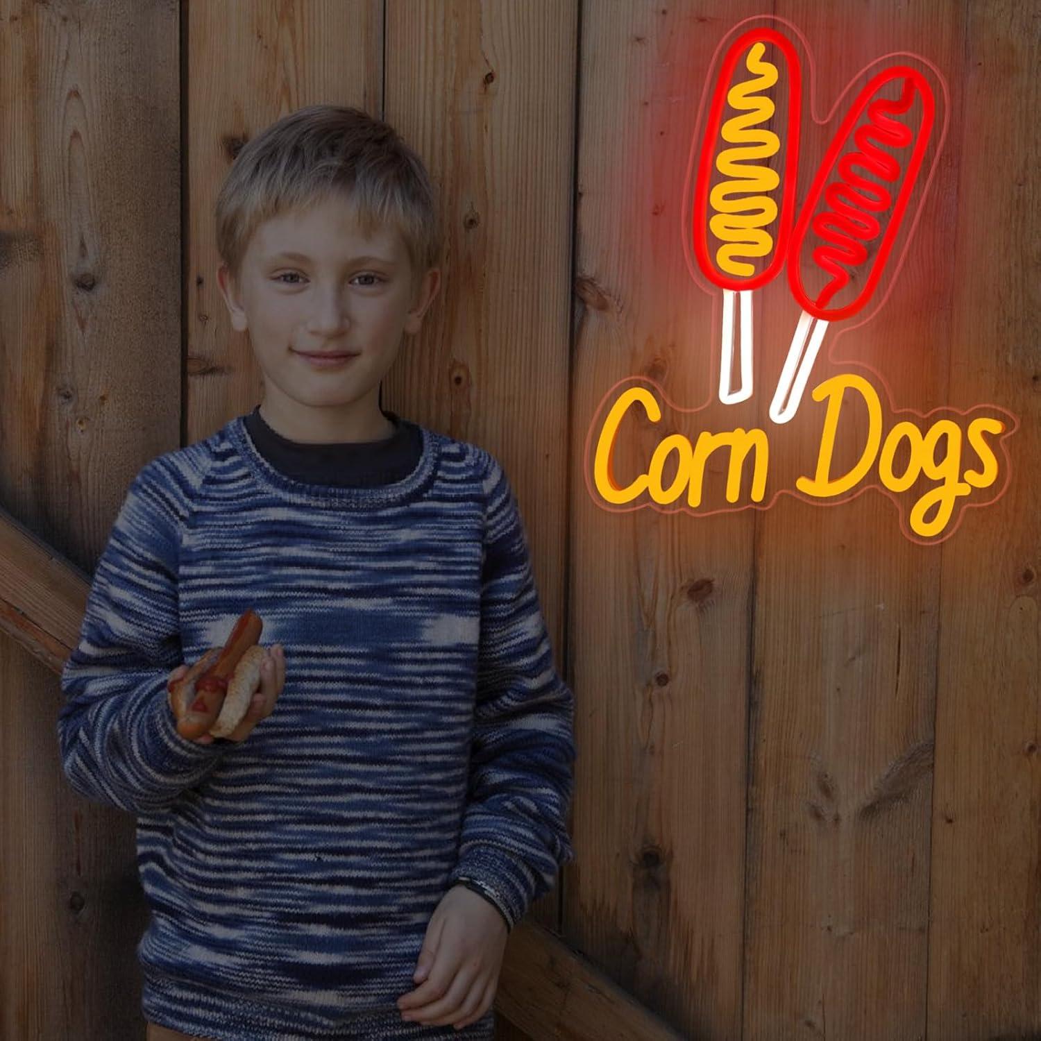Corn Dog Neon Sign Snack USB D - Neon Sign Party reseña y precio