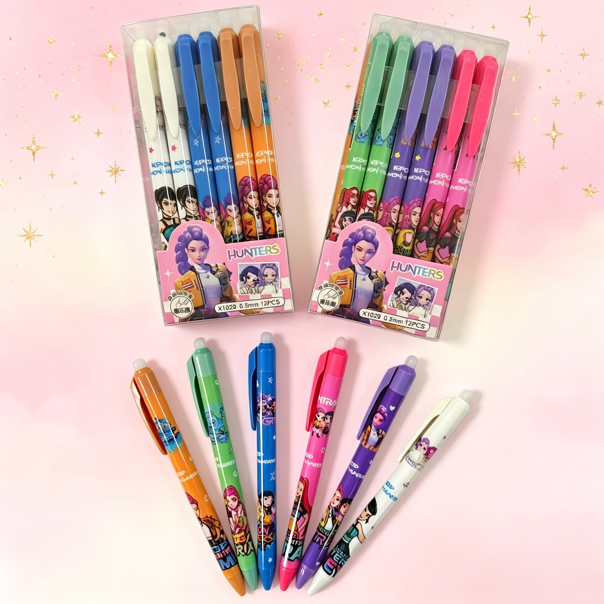 Cartoon Erasable Gel Pens Cute - Supply Event reseña y precio