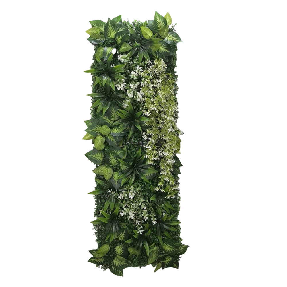 Home Decoration White Artifici - Flower Wall Panel reseña y precio