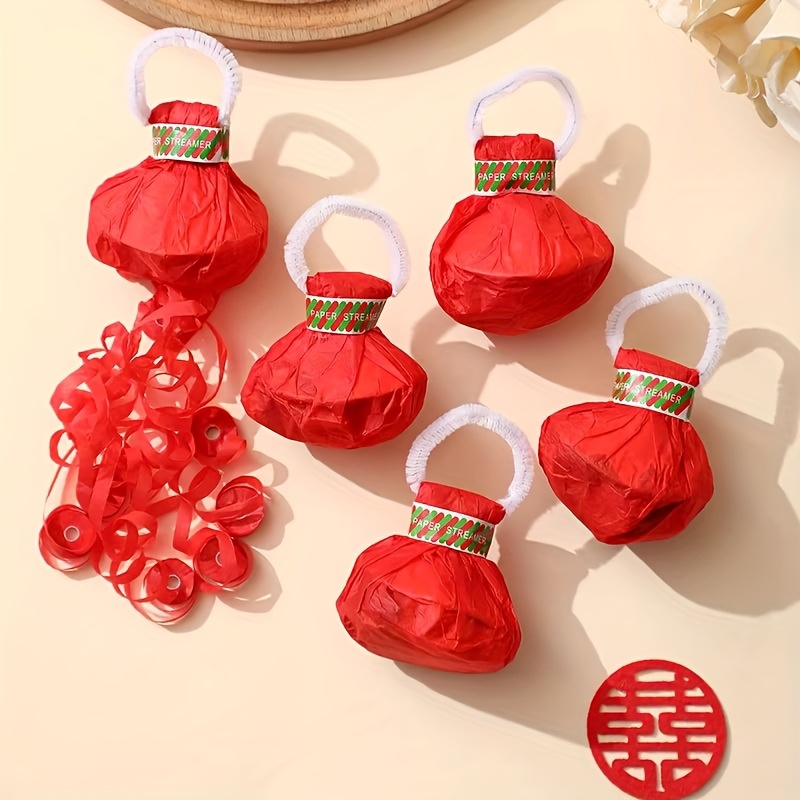 Red Hand Throwing Streamers Co - Confetti Cannon Tube reseña y precio
