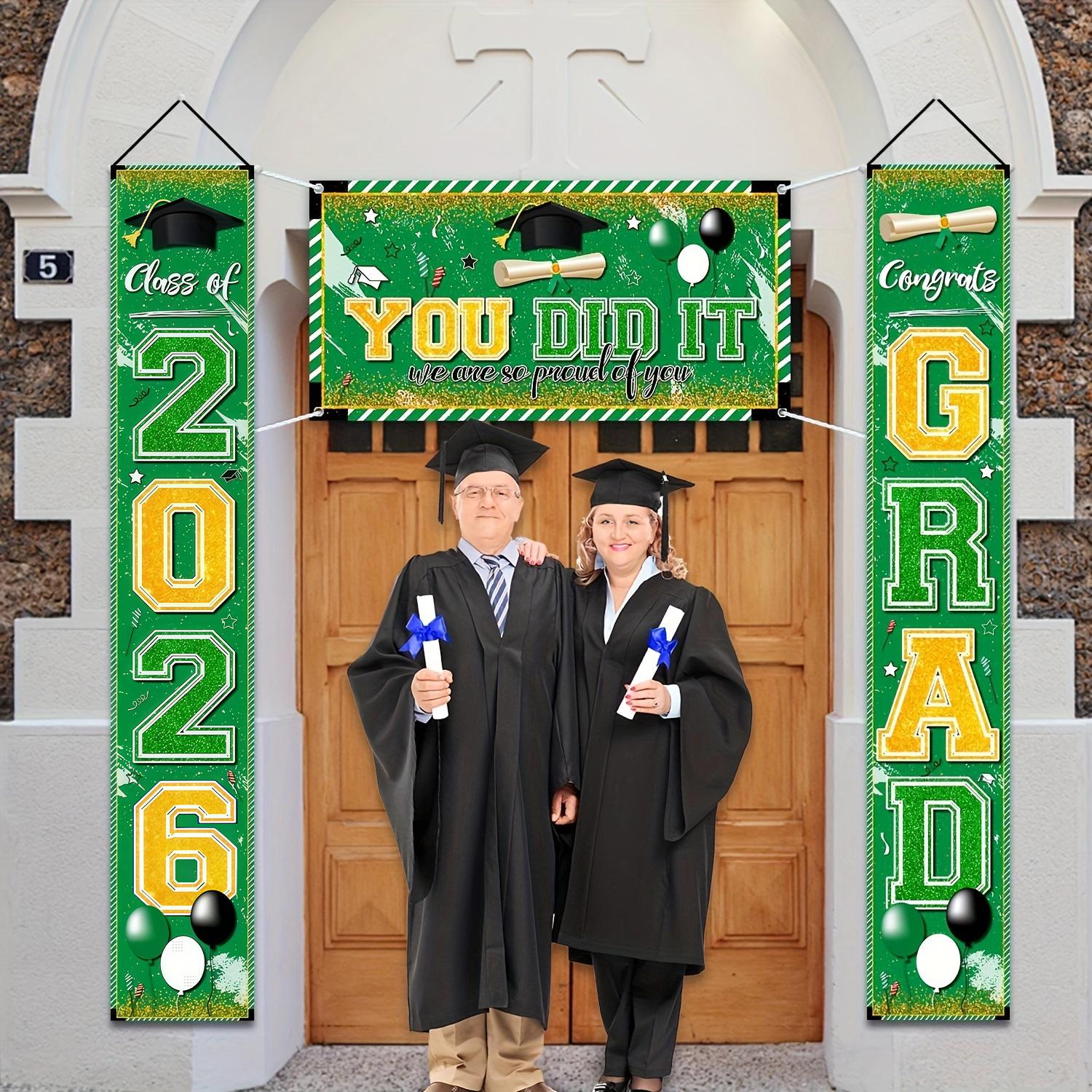 Congrat Class of 2026 Graduati - Party Banner Gold reseña y precio
