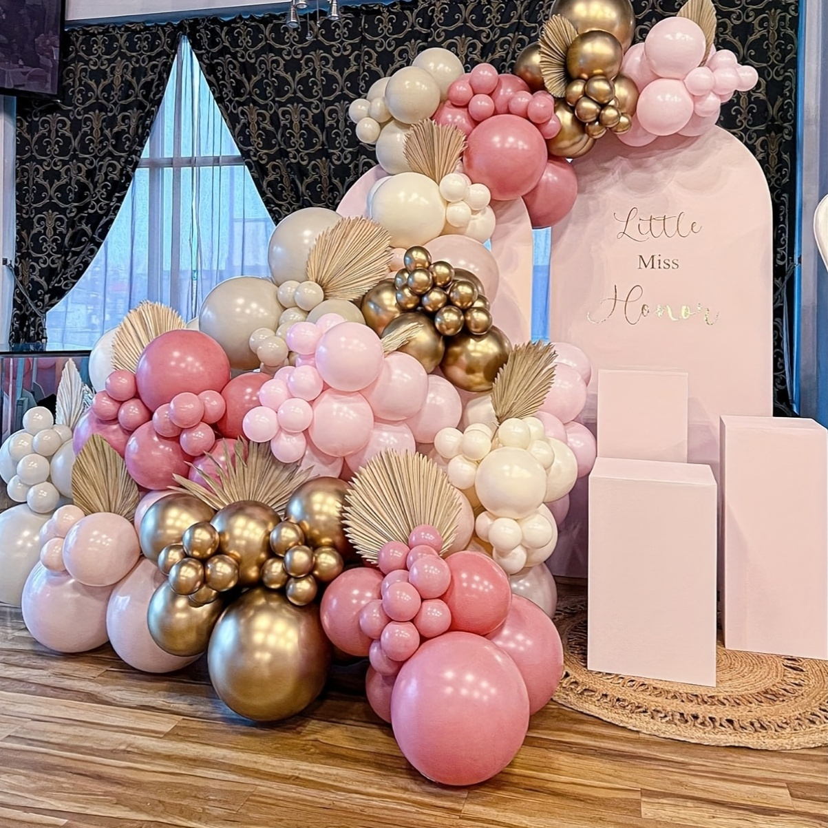 125pcs Pink & White Balloon Ar - Balloon Arch Kit reseña y precio