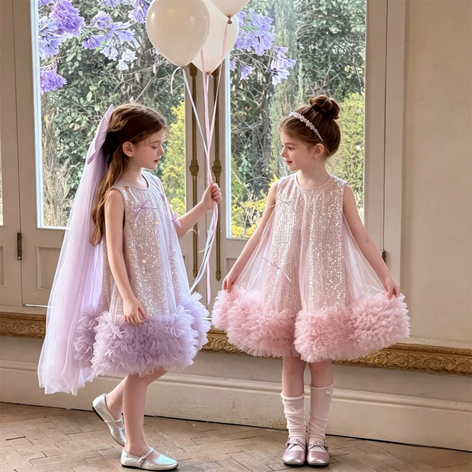 Toddler Girls Sparkly Tulle Tu - Glitter Tablecloth reseña y precio
