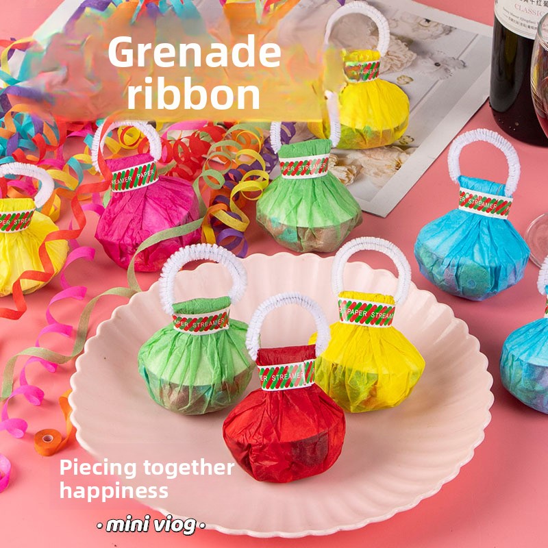 Hand throwing ribbon wedding f - Confetti Cannon Tube reseña y precio