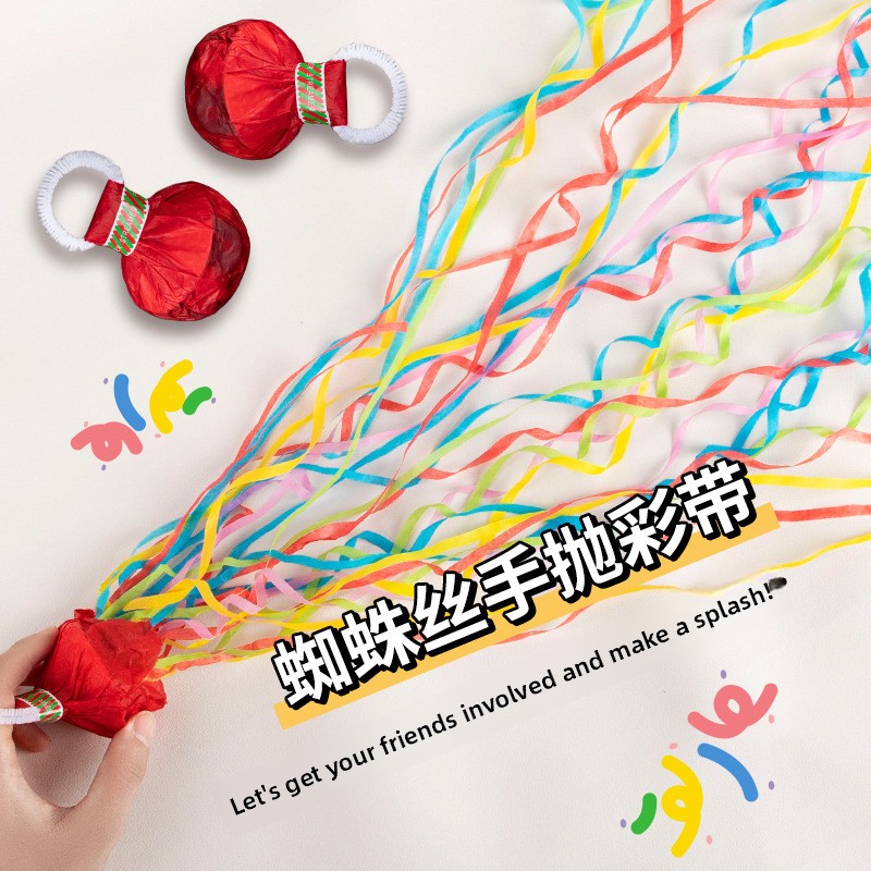 Hand throwing ribbon wedding f - Confetti Cannon Tube reseña y precio