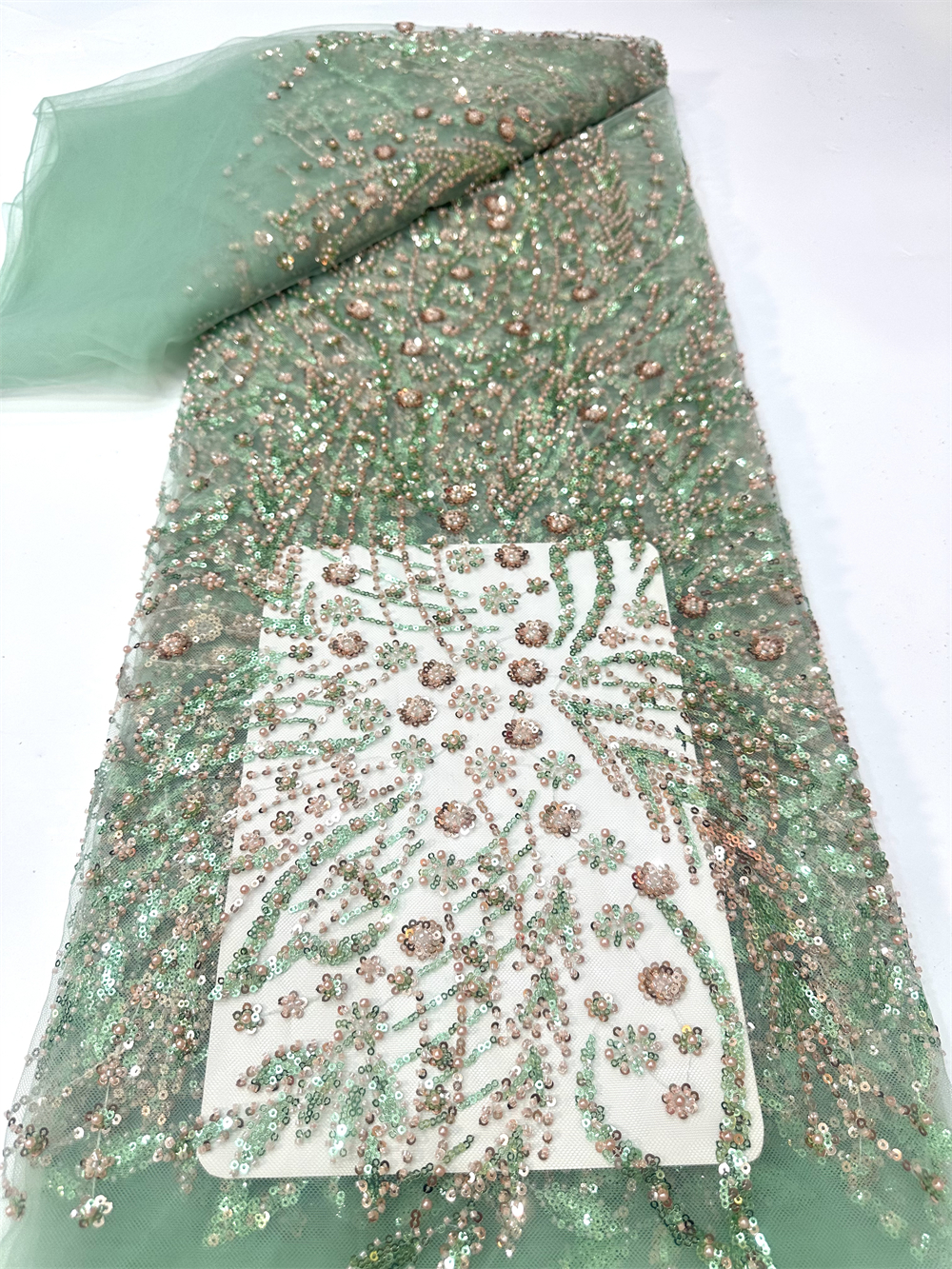 African Luxury French Beaded L - Glitter Tablecloth reseña y precio