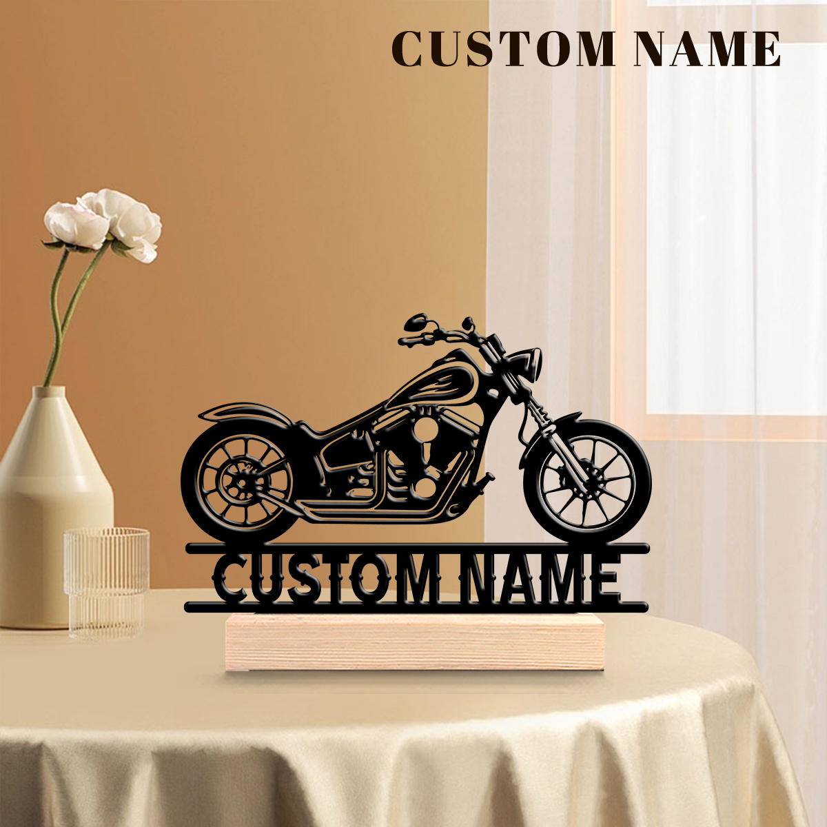 1Pc Csutom Name Road Motorbike - Eve Party reseña y precio