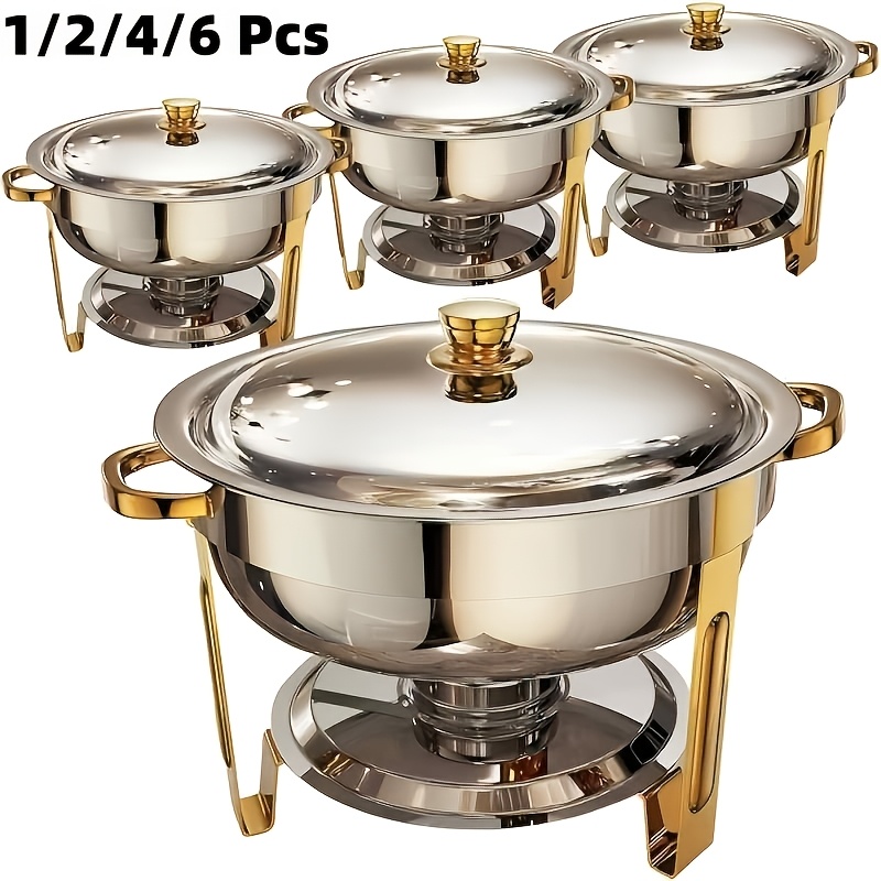 6/9QT Chafing Dishes For Buffe - Event Party reseña y precio